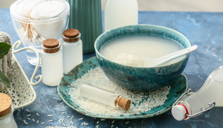 Use rice water for beauty care