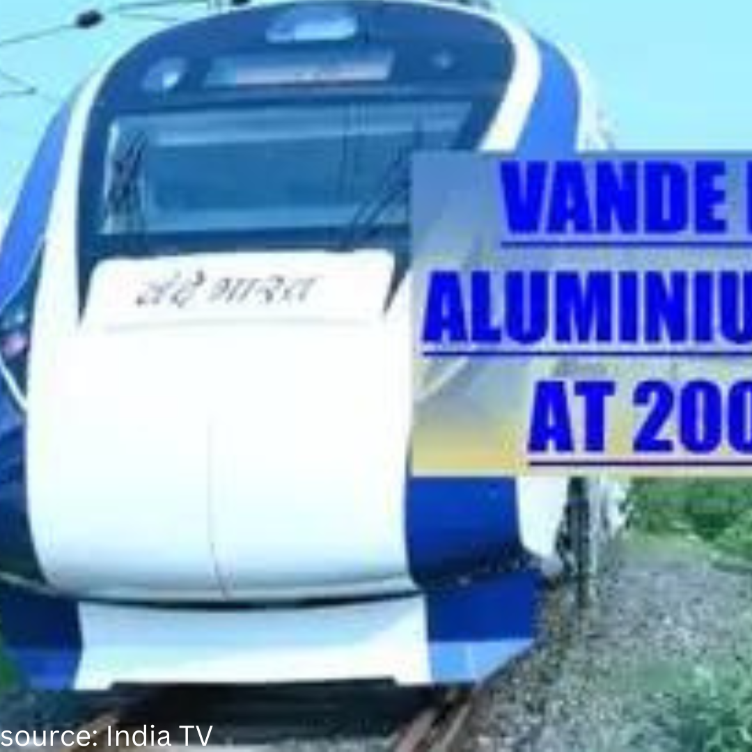 Vande Bharat Aluminum Trains Running at 200 Kmph