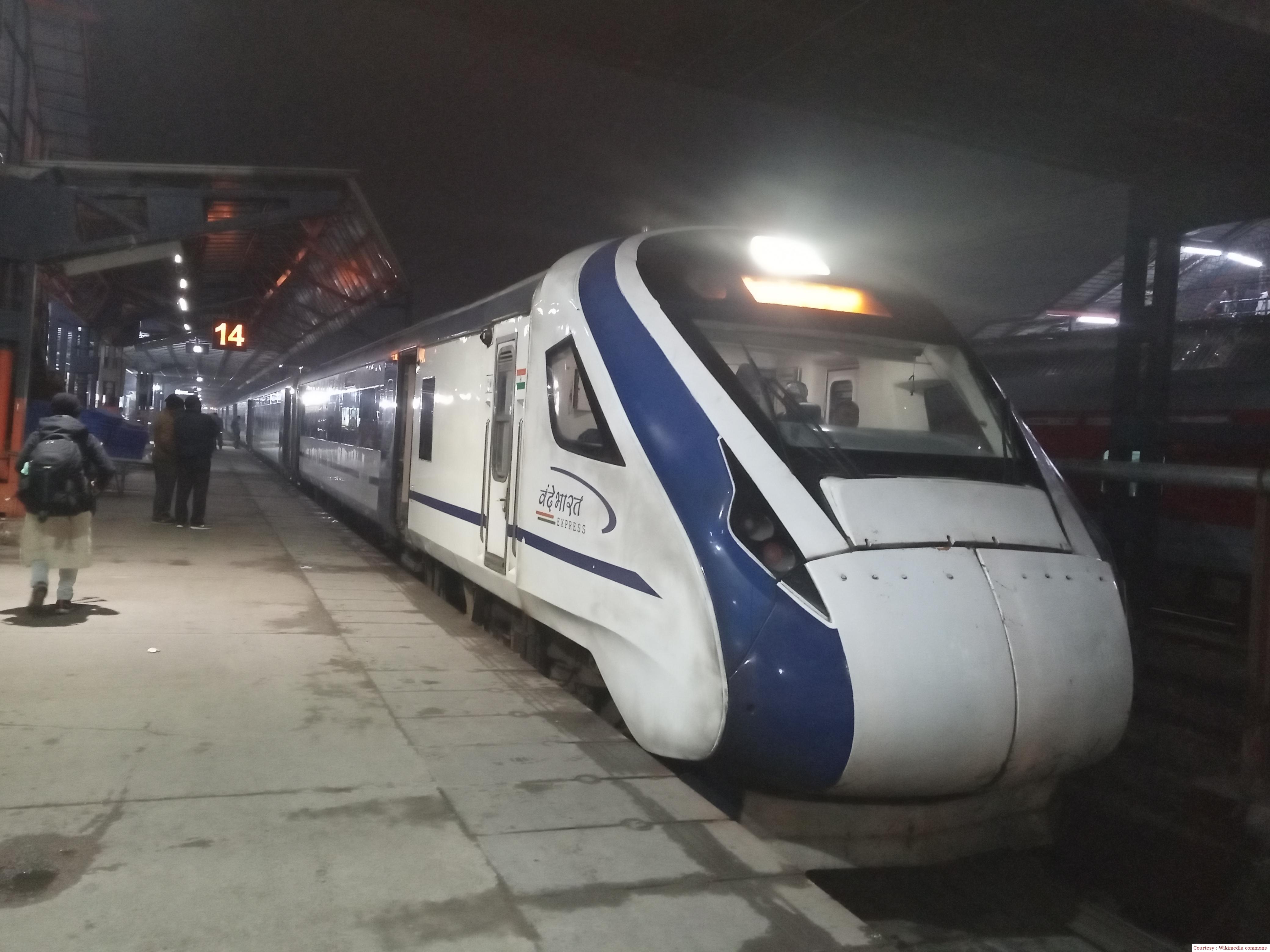 Vande Bharat Express collision.