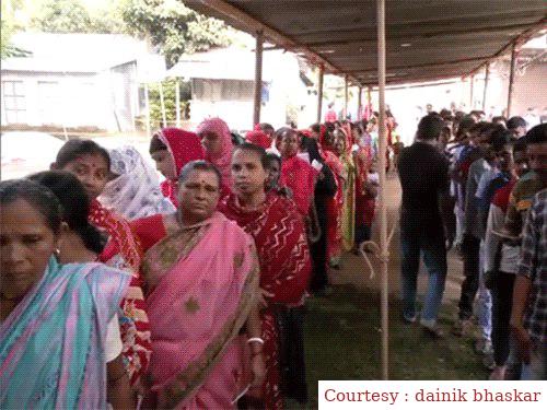 देश के 6 राज्यों की 7 विधानसभा सीटों के लिए वोटेंग जारी, 8 सितंबर को आएगा नतीजा।