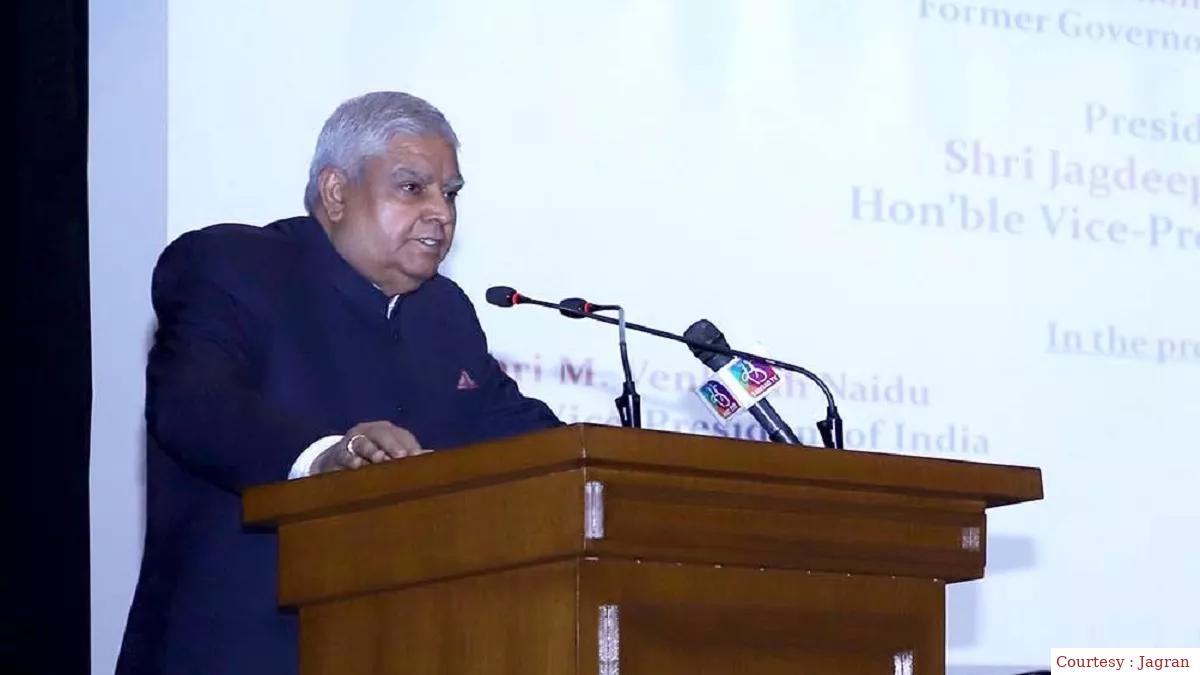 Vice President Dhankar: The Constitution will be developed through Parliament, no one else is valid