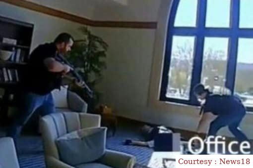 Video footage shows Nashville authorities entering the school campus