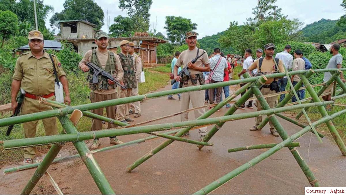 Violence in Assam Meghalaya border dispute case