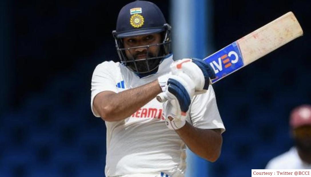 West Indies vs India: Rohit Sharma hit the fastest half -century of his Test career