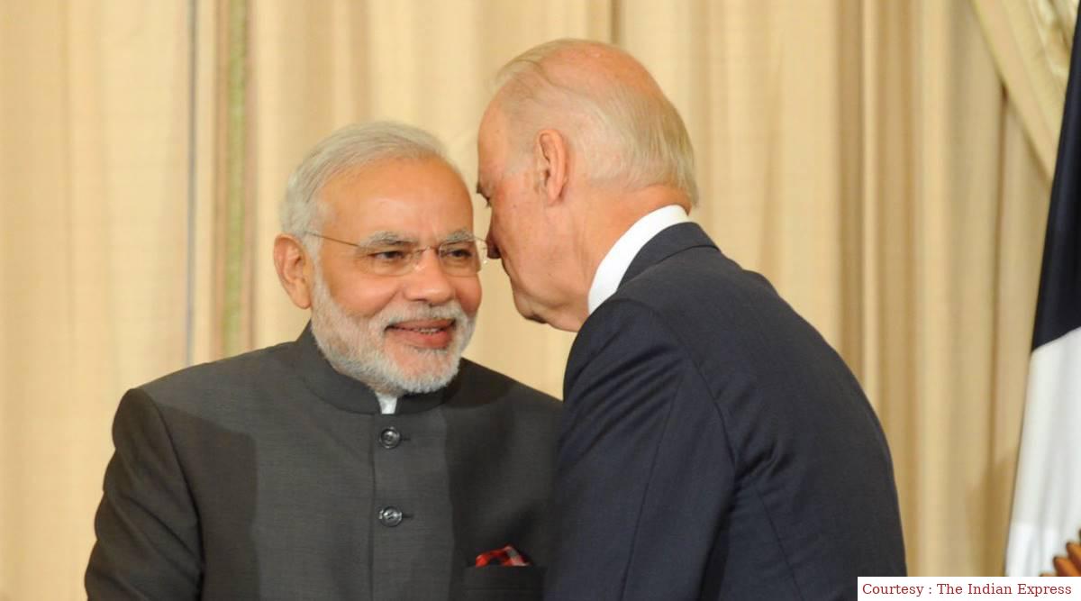 जो बाइडेन ने मांगा पीएम मोदी का ऑटोग्राफ।