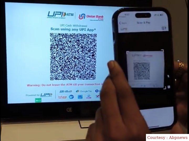 With the help of UPI from ATM, you will be able to withdraw cash