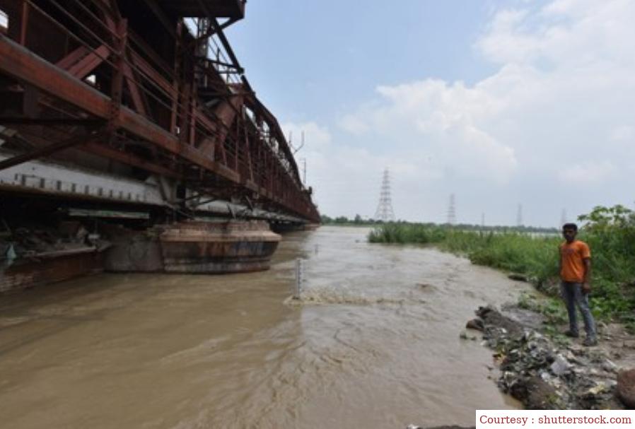 Yamunas water level reached across the danger mark in Delhi, government alert.