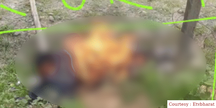 Youth burnt alive in Manipur, video viral