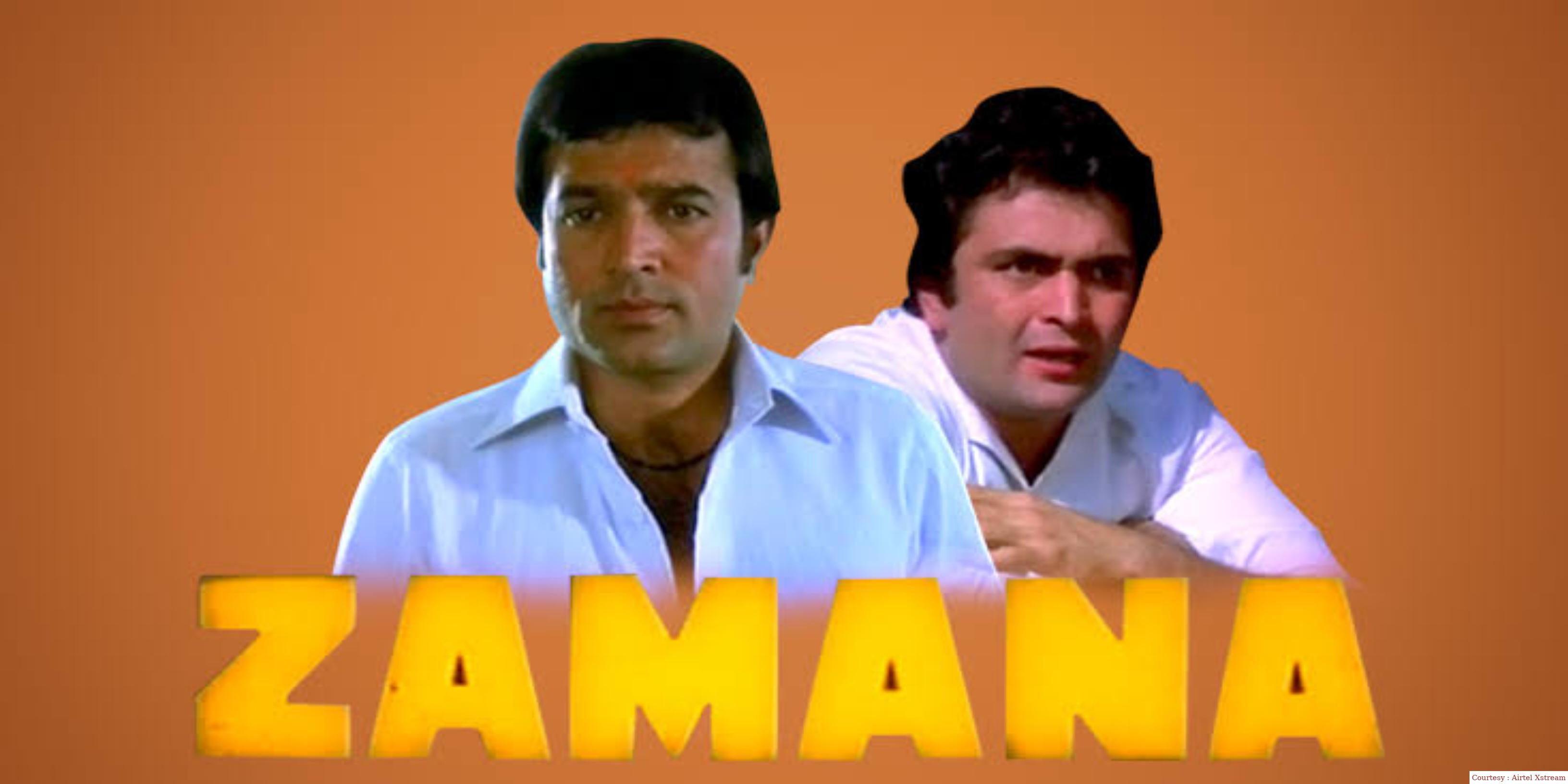 Watch Free  Zamana Full Movie Online