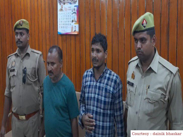 2 हिस्ट्रीशीटर आरोपी पुलिस की हिरासत में, दो ग्राम प्रधानों की हत्या की साजिश रच रहे थे।