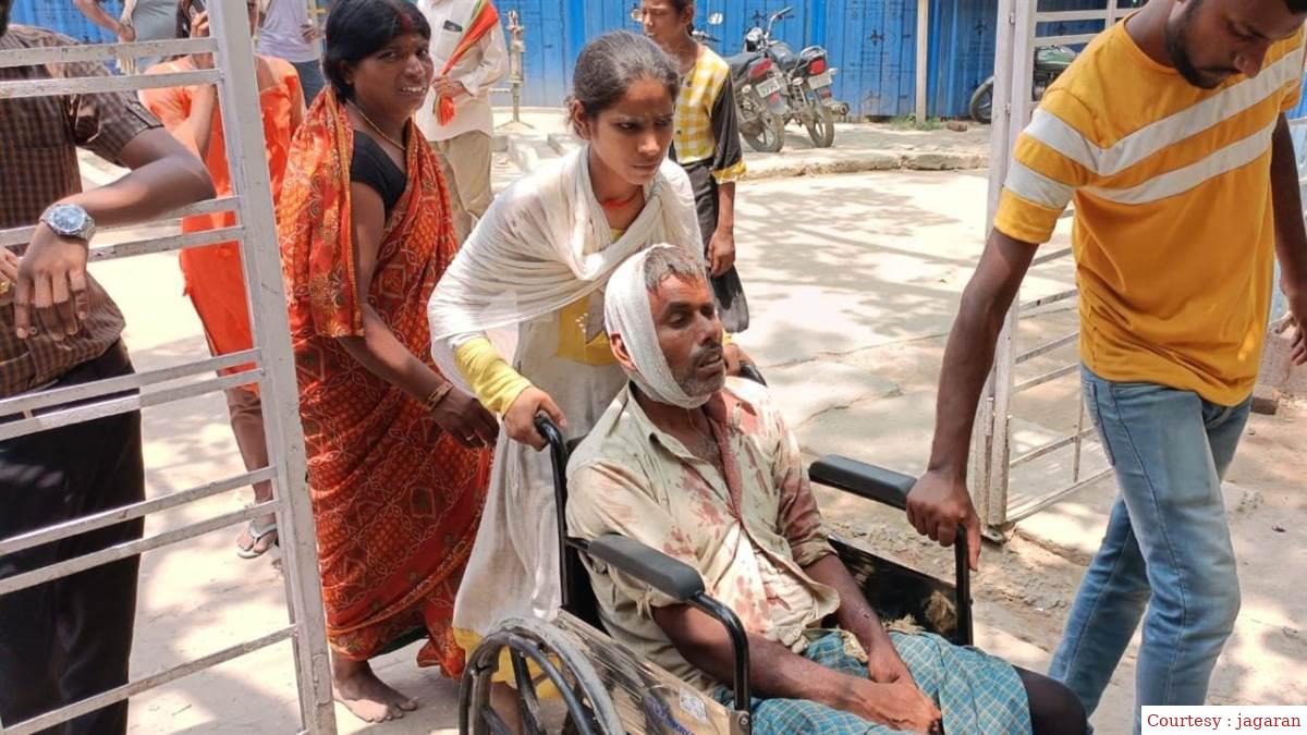 A knife attack in the land dispute, the condition of five people of the same family is critical.