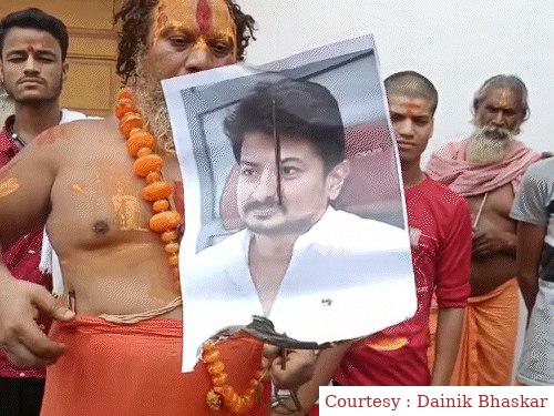 अयोध्या : उदय निधि को धमकी देने के आरोप में परमहंस आचार्य के खिलाफ मुकदमा दर्ज।
