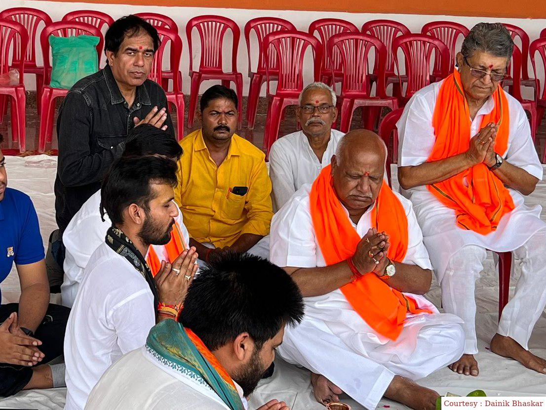 अयोध्या : रामलीला स्थल का हुआ भूमि पूजन, रामलीला का मंचन करेंगे फिल्मी सितारे।