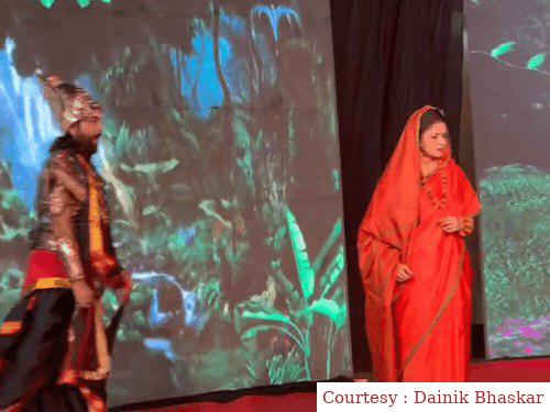 अयोध्या : रामलीला का रिहर्सल कर रहे हैं फिल्मी सितारे।