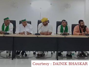 अयोध्या: भाकियू युवा विंग के राष्ट्रीय अध्यक्ष ने मोदी सरकार को लेकर पत्रकारों को दिया बयान।