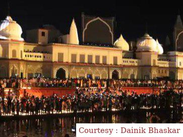 अयोध्या : दीपोत्सव में 21 लाख दीए जलाने का लक्ष्य, 25 हजार वालंटियर्स होंगे तैनात।