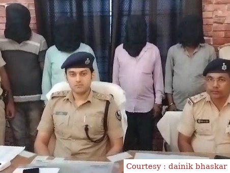 हथियार का भय दिखाकर लूट करने वाले अपराधी गिरफ्तार।