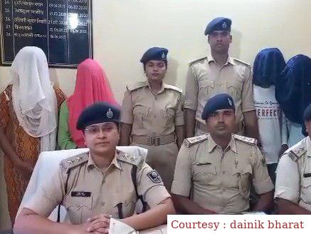 NH-27 पर लाइन होटल में देहव्यापार चलाने वाले अपराधी गिरफ्तार।