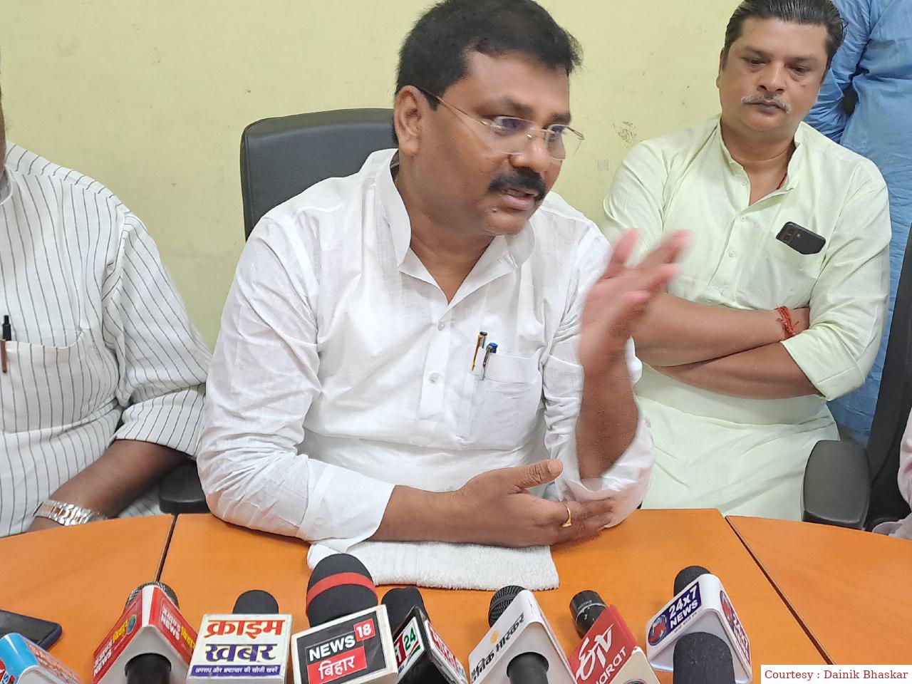 गोपालगंज : बीजेपी पर उमेश कुशवाहा का तंज, बीजेपी मुक्त सरकार बनाने की कही बात।