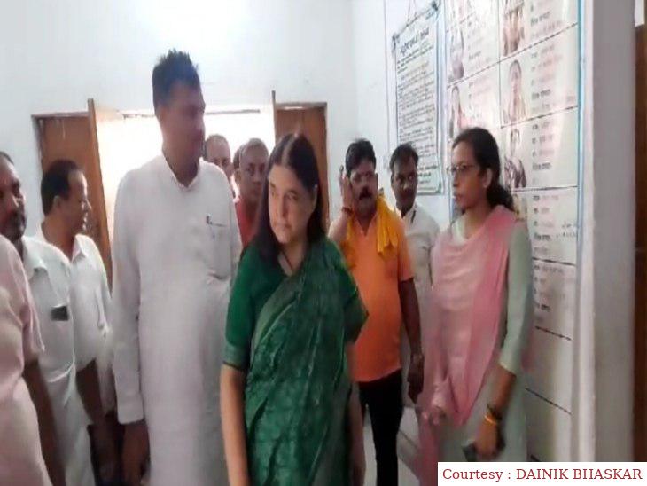 सुल्तानपुर में अच्छे चिकित्सकों की कमी को लेकर सांसद मेनका गांधी ने जताया अपना दुख।