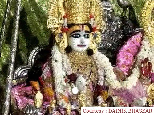 200KG के चांदी के झूले पर विराजमान हुए रामजी