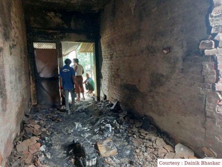 सुल्तानपुर : सिलेंडर में लगी आग से बड़ा विस्फोट, एक जख्मी।