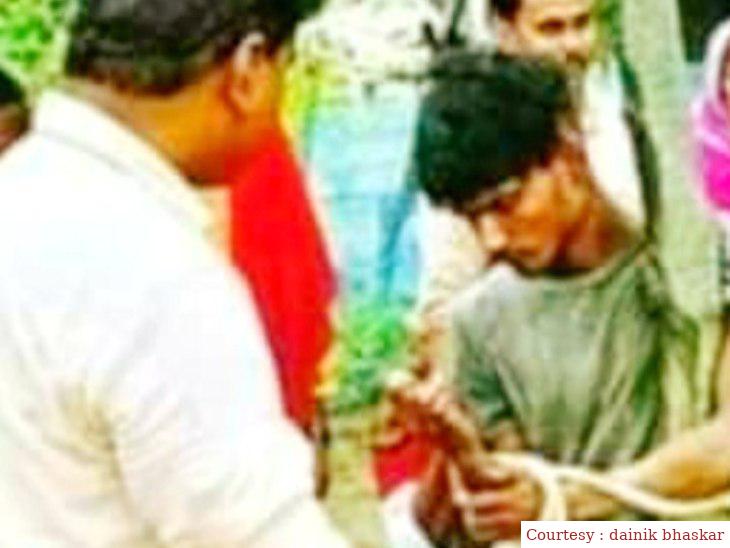 बकरी चोरी के आरोप में तालिबानी सजा।